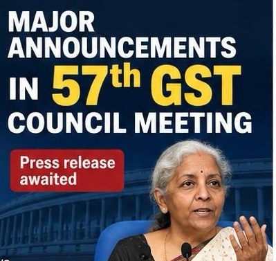 Recommendations of the 57th GST Council Meeting