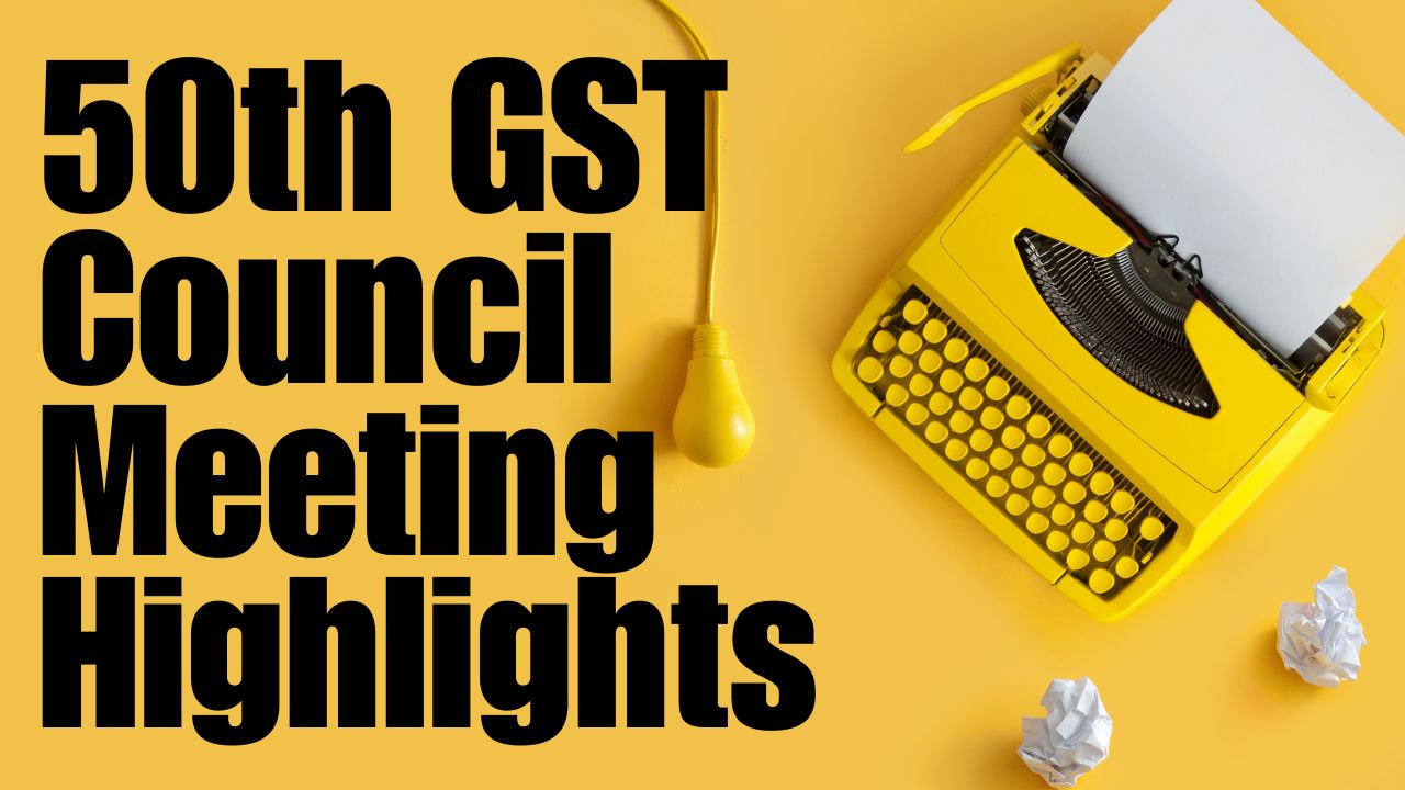 Recommendation made in the 50th meeting of GST Council held on 11.07.2023. 